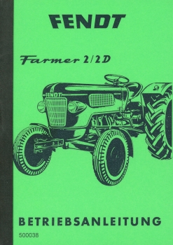 Betriebsanleitung für Fendt Typ Farmer 2, 2 D ( 01.69 )